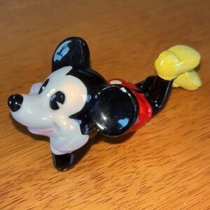 Disney Productions Mickey Mouse Vintage Ceramic Figurine Made In Japan